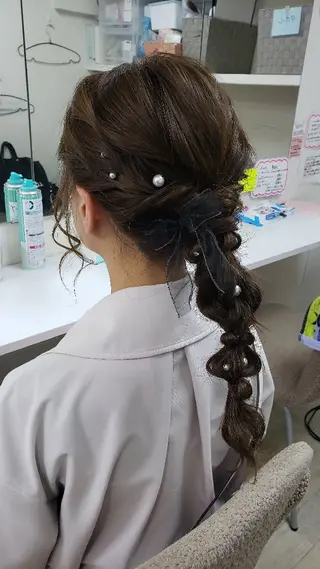 ヘアアレンジ ヘアセットサロン ボイボイのヘアスタイル