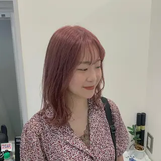 カラー MARU レイヤー/パーマのヘアスタイル