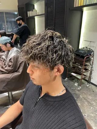 カラー パーマ メンズ 💈メンズ職人 ルキト💈のヘアスタイル