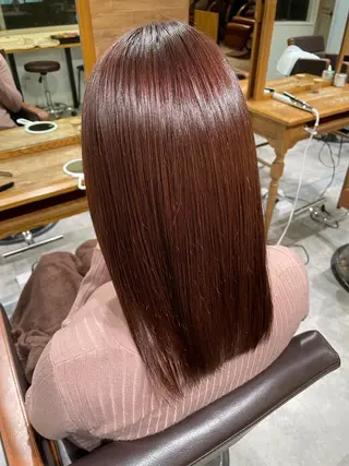 ミディアム 髪質改善/艶カラー 🤍mizueのヘアスタイル