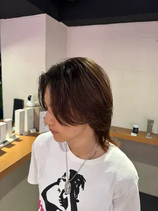 ミディアム メンズ 原宿/レディー スカット/内田優希のヘアスタイル