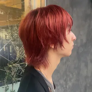 ショート カラー メンズ SHO 👻原宿 /艶カラーのヘアスタイル