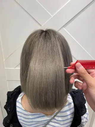 ミディアム ハイトーン×ショート /RINのヘアスタイル