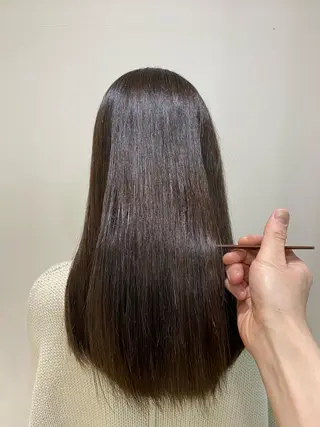 ロング コテ巻き風パーマ/ 髪質改善/河島恭平のヘアスタイル