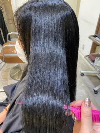 ロング 横浜🍒カット エクステ/RIEのヘアスタイル