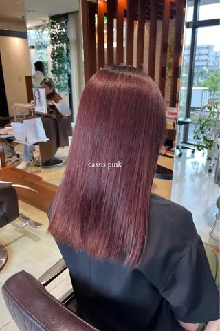 ロング カラー 大野 桃果のヘアスタイル