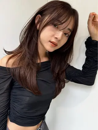 ロング 美人レイヤーカット 後藤健一のヘアスタイル