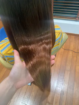 セミロング カラー ANY mikuのヘアスタイル