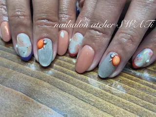 ネイル ヘアーサロン大野所属・nailsalon SWATiのネイルデザイン