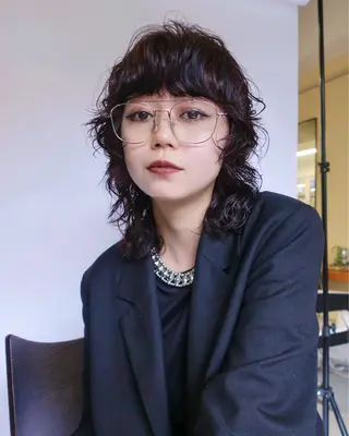 ミディアム パーマ 無料カット募集中/ パーマ/ヒカルのヘアスタイル