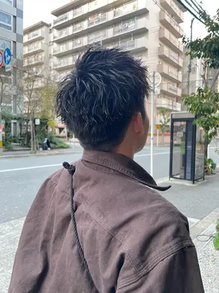 ショート 坪田 龍樹のヘアスタイル