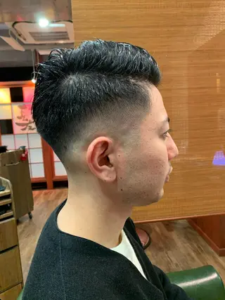 ショート メンズ 高円寺フェード 武内和樹のヘアスタイル