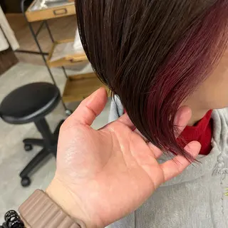 カラー 梅木 秀美のヘアスタイル