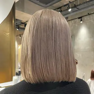 ミディアム カラー 美髪矯正/ハイトーン 🪸🩰ヒナコのヘアスタイル