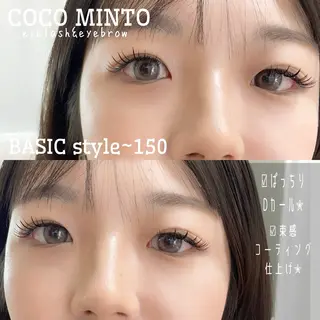 マツエク・マツパ Coco Minto所属・Coco Minto ／JUNKOのマツエク・マツパデザイン