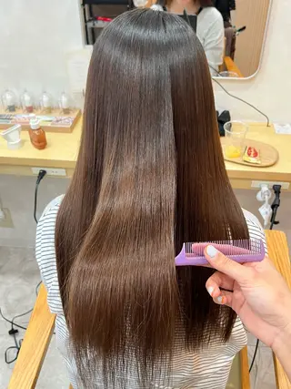 ロング カラー 髪質改善/レイヤー/ ボブ/磯野史歩のヘアスタイル