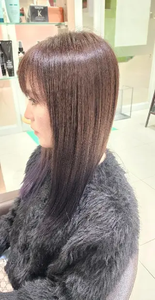 ロング カラー パーマ 中村 和貴のヘアスタイル