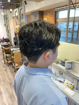 ショート パーマ メンズ Felice Erikaのヘアスタイル