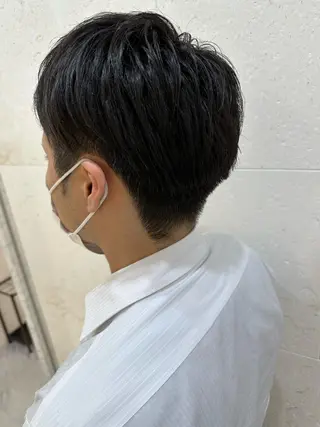ミディアム メンズ 安田 柚月のヘアスタイル