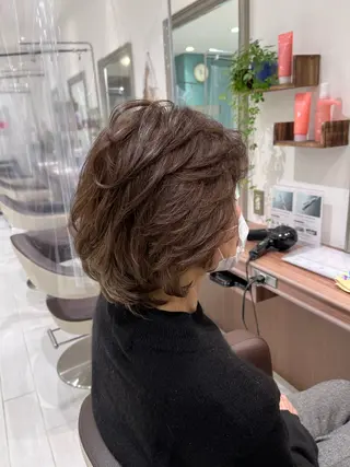 ショート パーマ 💫デザインパーマ 💫小沢有佑のヘアスタイル