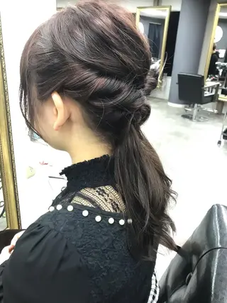 ロング カラー アイラッシュ/美容室 個室/瀬戸 一菜のヘアスタイル