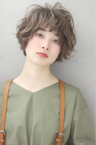 ショート ⭕️メンズパーマ⭕️ 山口 裕太郎のヘアスタイル