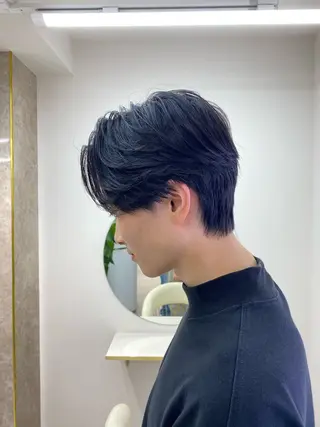 ショート メンズ 太我/フェザーパーマ /ニュアンスパーマのヘアスタイル