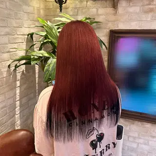 ロング カラー 🐺イノウエ サキ🐺のヘアスタイル