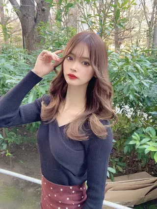 セミロング カラー PSY(サイ)所属・PSY(サイ)池袋 金田尚久🎨のヘアスタイル