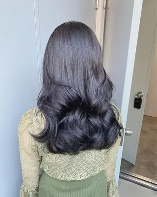 ロング カラー 🟦ニュアンス/メン ズパーマ横浜🟦のヘアスタイル