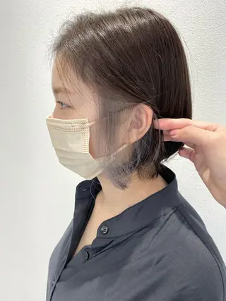 ミディアム カラー 💘韓国カラー💘 クルミのヘアスタイル