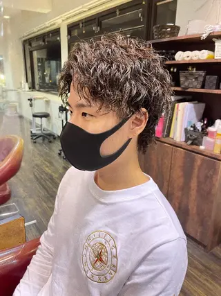 ショート パーマ メンズ メンズスタイル /メンズパーマ/須藤のヘアスタイル