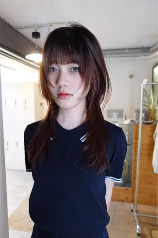 ロング カラー Rinka‪☀️ /nelkeのヘアスタイル