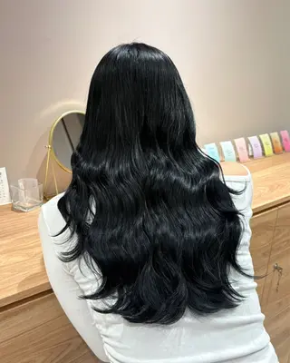 ロング カラー 渡邉 由香のヘアスタイル