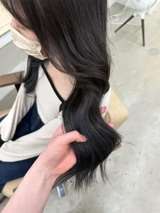 ロング カラー 🌼透明感艶カラー オリーブ🌼河村咲のヘアスタイル