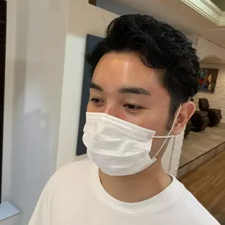 メンズ 【韓国風くびれヘア】 joule小木曽輝のヘアスタイル