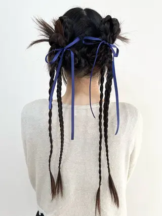 ロング ヘアアレンジ ヘアセットサロン /上坪愛美のヘアスタイル