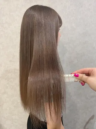 ロング Rio/ヘアセット/ ハイトーンカラーのヘアスタイル