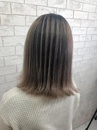 ミディアム カラー ️🩵透明感カラー Yūka🩵のヘアスタイル