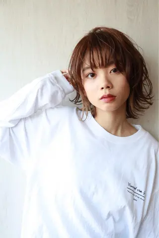 ミディアム カラー arseum所属・ショート特化✂︎宮本 元気のヘアスタイル