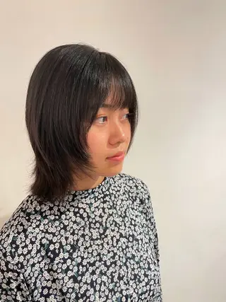 ミディアム ヘッドスパ/カラー 葉月のヘアスタイル