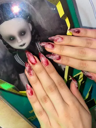 ネイル 福の爪 🍒福山千晴のネイルデザイン