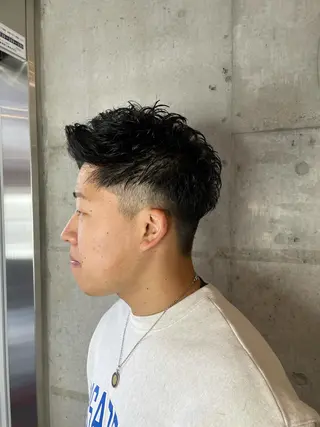 メンズ フリーランスシェアサロンルレイル所属・心斎橋/メンズ /ルレイル/地形真希のヘアスタイル