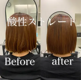 ミディアム 【酸性ストレート】 宮下和明のヘアスタイル