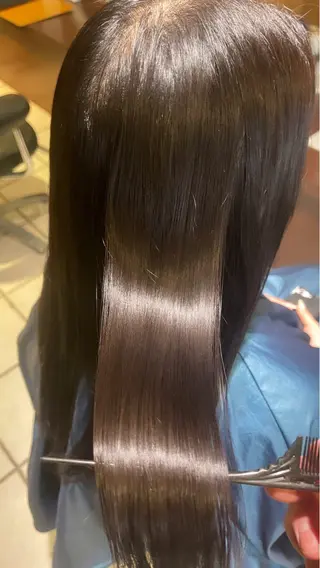 セミロング Lee尼崎所属・Lee尼崎／縮毛矯正 土肥凌輔のヘアスタイル