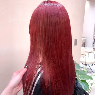 ロング カラー ブリーチ/暖色/ ダブルカラー/ゆきなのヘアスタイル