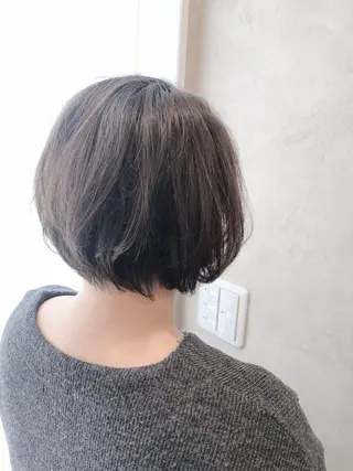 ショート ヘアアレンジ 野咲き 美容室のマツエク・マツパデザイン