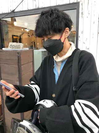 ショート カラー パーマ デザインカット🎨 ボブ🫟おざきのヘアスタイル