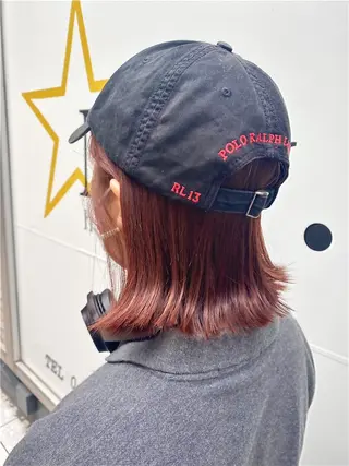 ミディアム カラー ヘアアレンジ 🍓後藤 はるな🍓のヘアスタイル