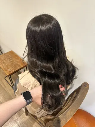 ロング カラー ヘアアレンジ himawari♡ 柔らかいカラーのヘアスタイル
